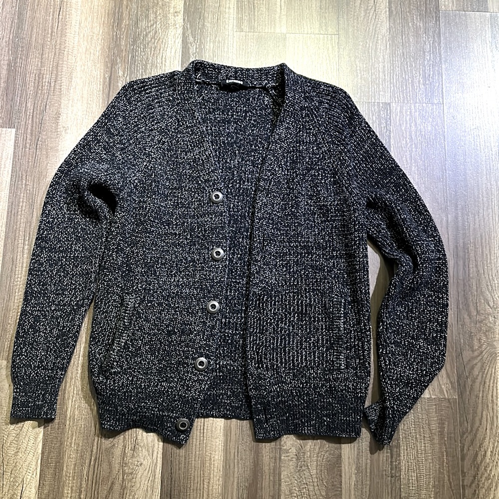 Express Collegiate Cardigan Sweater Small